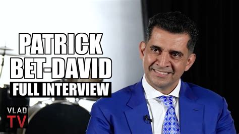 patrick bet david interview|Patrick Bet David EXCLUSIVE INTERVIEW: After The Religious .